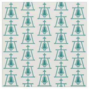 Tela Diseño moldeado de Raincross - verde de mar -