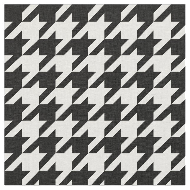 Tela Diseño tradicional japonés3 -CHIDORI- Blanco y neg (De cerca)