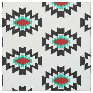Tela Diseño tribal del nativo americano azteca del
