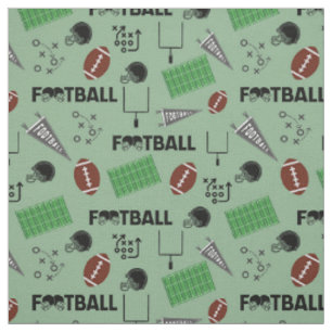Tela Diversión al fútbol en verde claro
