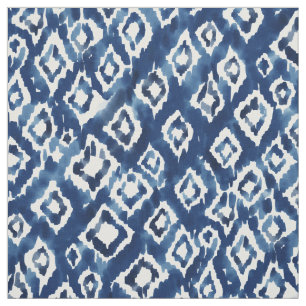 Tela DIVERSOS DIAMANTES Geo Indigo Boho Ikat