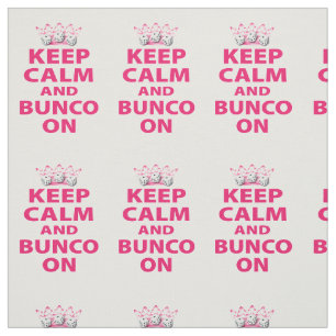 Tela Divertida Novedad de dados Bunco mantener la calma