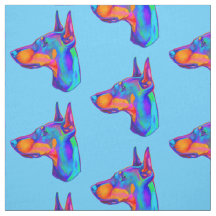 Doberman Pincher en colores