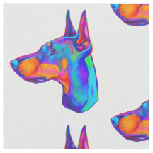 Doberman Pincher en colores