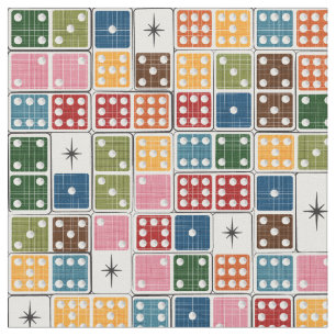 Tela Dominoes de Retro Starburst