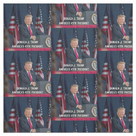 Tela Donald J. Trump 45.º presidente Keepsake