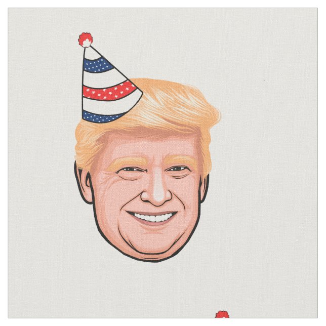TELA DONALD TRUMP CUMPLEAÑOS (De cerca)