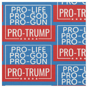 Tela Donald Trump pro-vida-juego pro-Dios-Trump