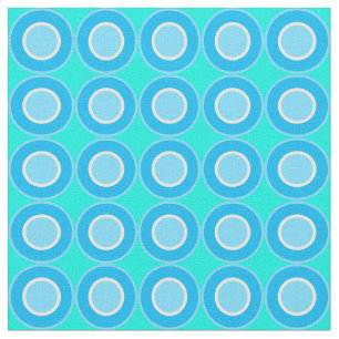 Tela Donuts Azules Bitesize Rellenando El Turquesa