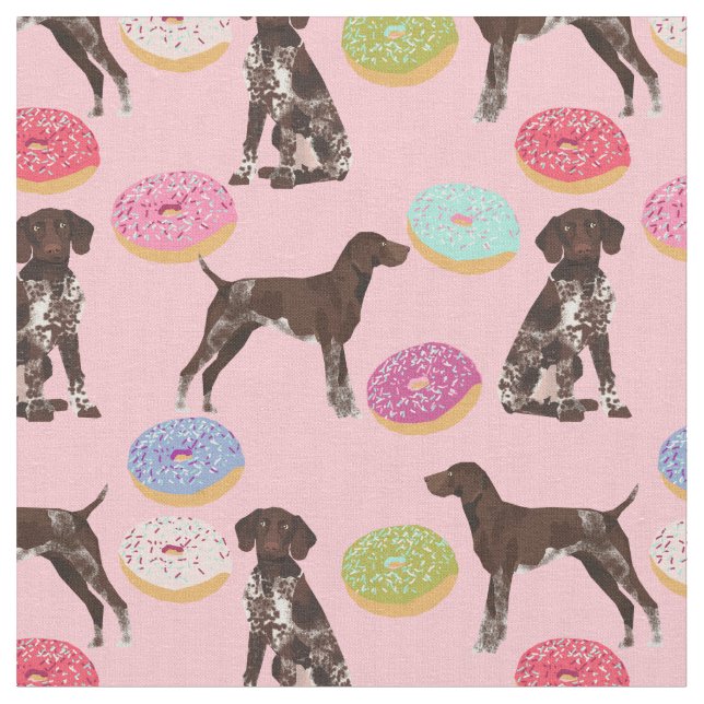Tela Donuts de pótero de tono corto alemanes (De cerca)