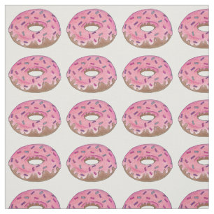Tela Donuts Rosa Frosting Doughnut Rociar Juntas de com