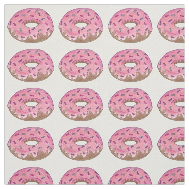 Tela Donuts Rosa Frosting Doughnut Rociar Juntas de com (Retal)