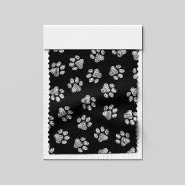Tela Doodle Paws, patas de perro, patas blancas