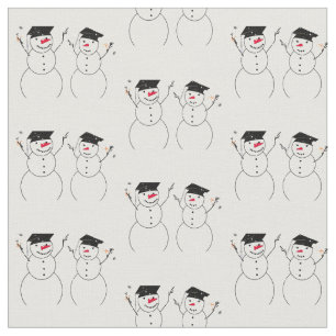 Tela Dos hombres de nieve graduados