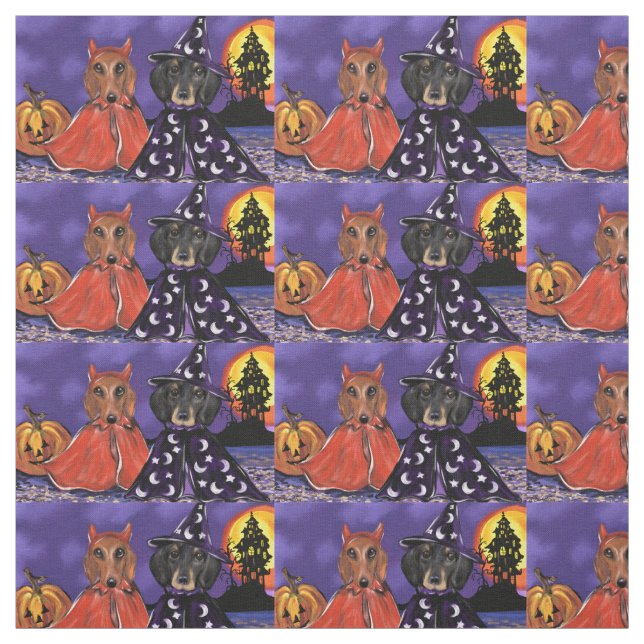 Tela Doxie Halloween (Retal)