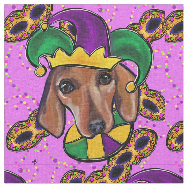 Tela Doxie Rojo (De cerca)