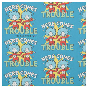 Tela Dr. Seuss Cosa Uno Cosa Dos Aquí Viene el Proble