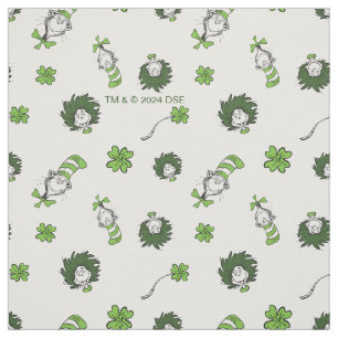 Tela Dr. Seuss   Gato en el patrón de Gorra