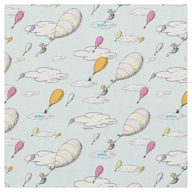 Tela Dr. Seuss | Oh, los lugares a los que vas! (De cerca)