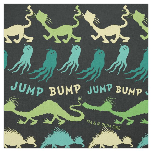 Tela Dr. Seuss | Patrón de Hallowen "Bump Jump" (Retal)