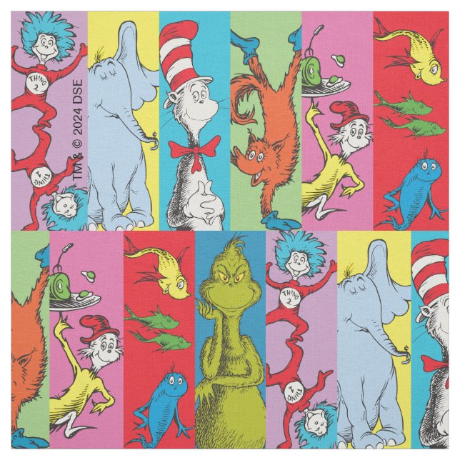Tela Dr. Seuss | Rebanada de personaje (Retal)