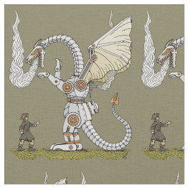 Tela Dragón mecánico