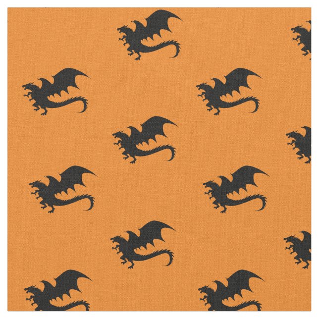 Tela Dragones DND Silhouettes (De cerca)