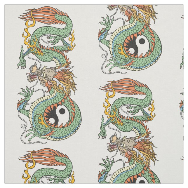 Tela Dron chino tradicional YIN YANG (Retal)