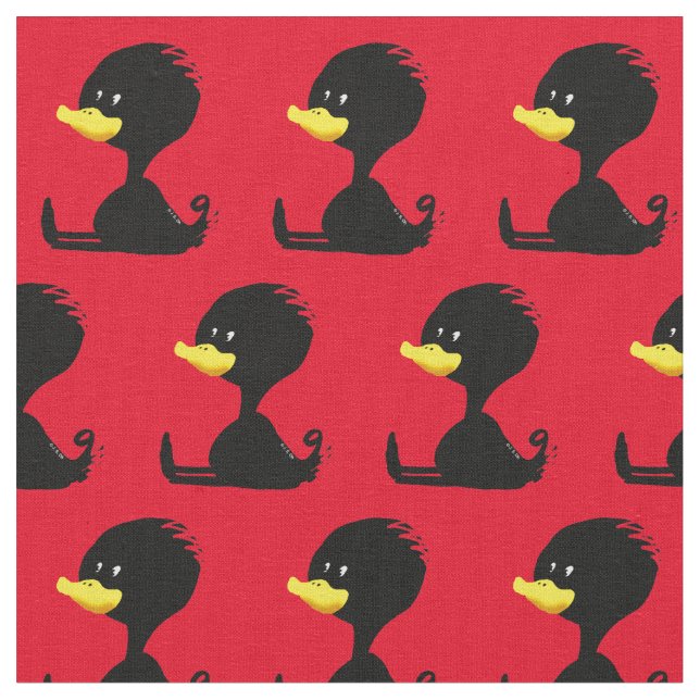 Tela Ducky negro (De cerca)