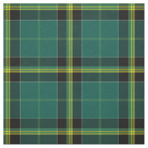 Duffy Tartan Pattern Green Placa Irlandesa