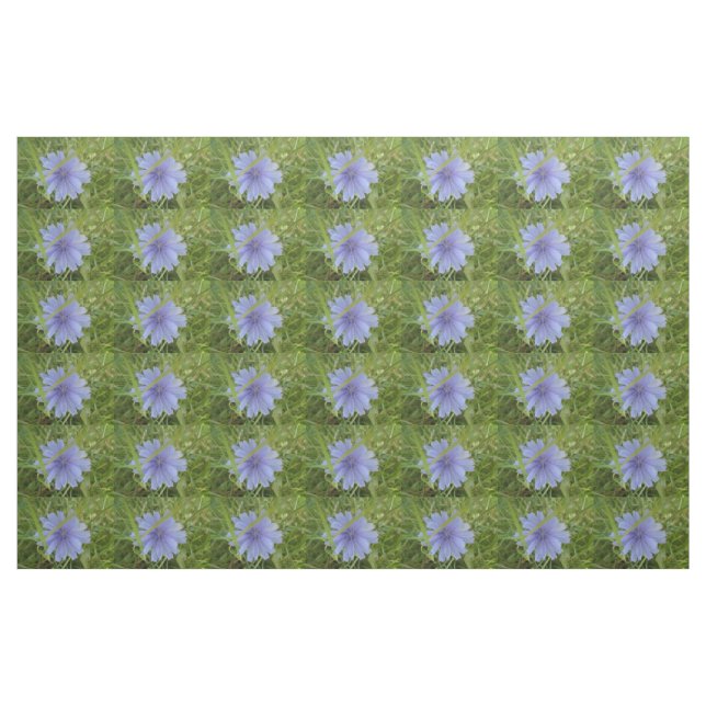Tela dulce de flores moradas azules ("Cuarto gordo" (fat quarter))