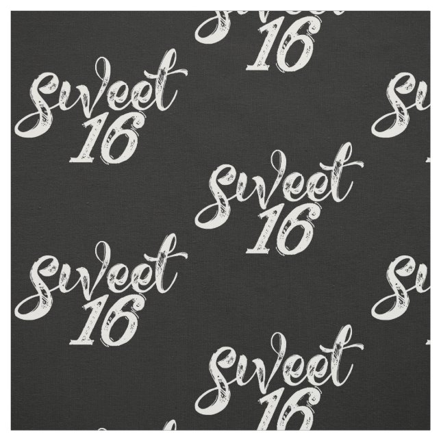Tela Dulce Dieciséis Cumpleaños 16 (Retal)
