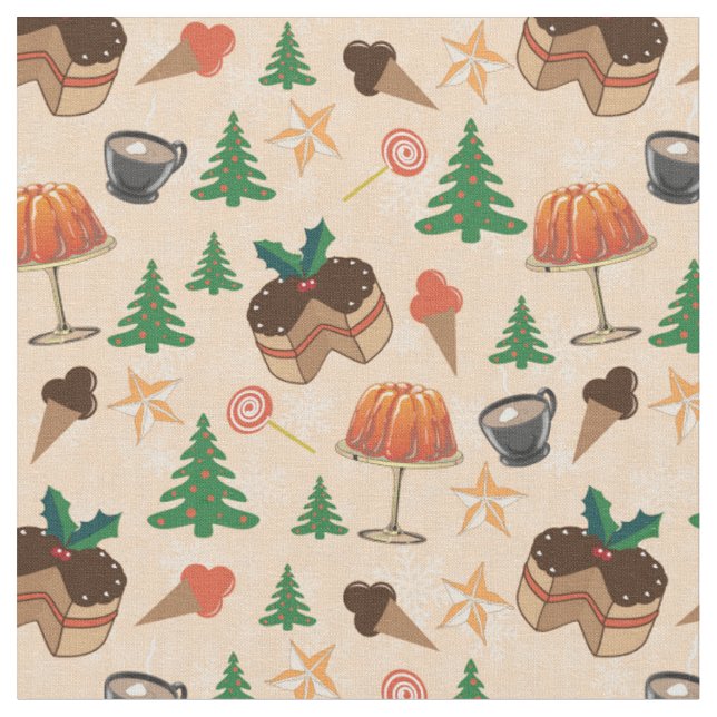 Tela dulces navidades (De cerca)