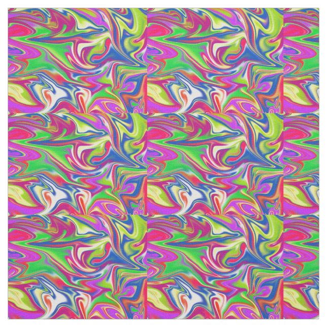 Tela "Dulces Swirls: El Delight de la Mármol de Bubbleg (Retal)