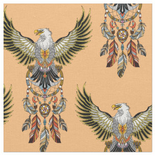 Tela Eagle con nativos norteamericanos dreamcatcher
