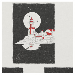 Tela East Quoddy Head Lighthouse amazon de camisa plana