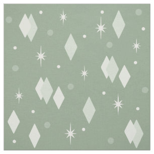 Tela Edad Espacial Diamantes Sage Green