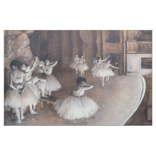 Tela Edgar Degas - Ensayo de ballet en el escenario