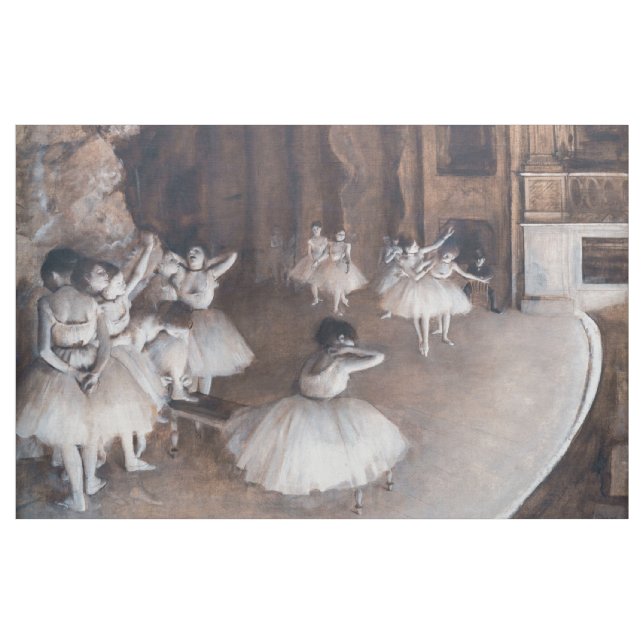 Tela Edgar Degas - Ensayo de ballet sobre el escenario (Yarda)