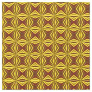 Tela Efecto de papel de aluminio rojo y dorado Patrón a