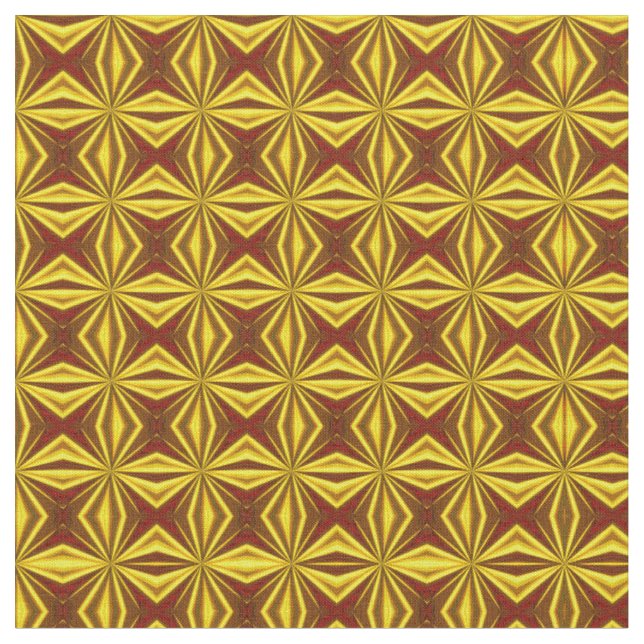 Tela Efecto de papel de aluminio rojo y dorado Patrón a (De cerca)