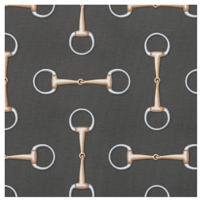 Tela Eggbutt Snaffle Bit Equestrian (pequeña escala) (De cerca)