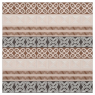 Tela El africano étnico raya los símbolos de Adinkra