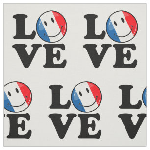 Tela El amor desde Francia: Bandera sonriente