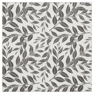 Tela El árbol del café deja un patrón negro