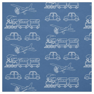 Tela El avión, el tren y el coche diseñan el fondo