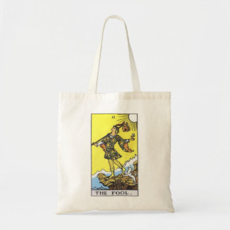 Tela El bolso de la tarjeta de tarot tonto