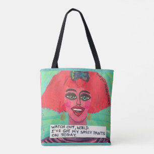 Tela ¡El bolso de tote tiene cuidado el mundo! Tengo