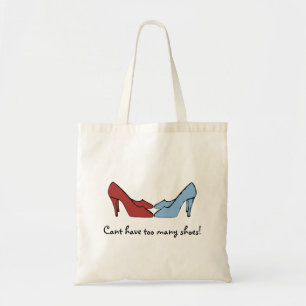 Tela El canto tiene demasiado bolso de los zapatos