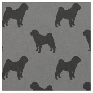 Tela El chino Shar-Pei siluetea el modelo